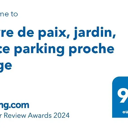 Havre De Paix, Jardin, Place Parking Proche